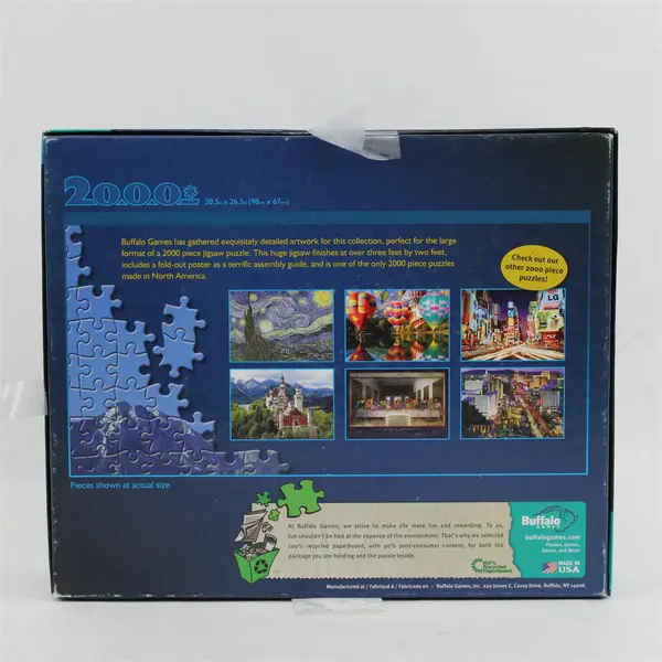 Buffalo Games Times Square 2000 Pc Puzzle 38.5x26.5 New York NY