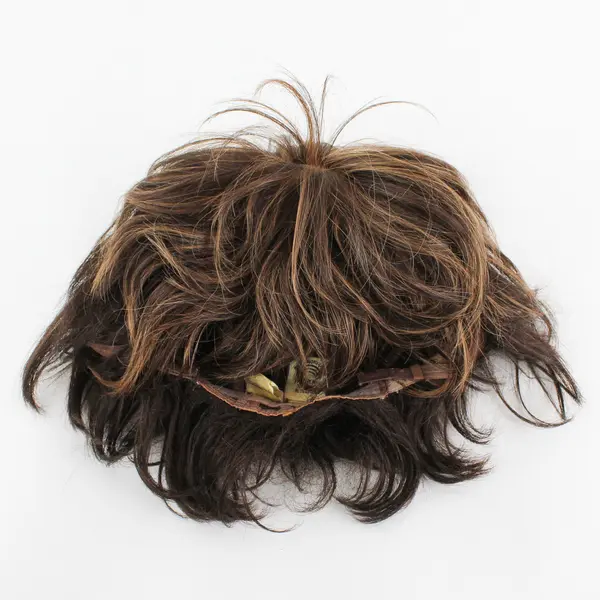 Raquel Welch Lace Front Short Brown Highlights Shag Vibralite Modacrylic Wig