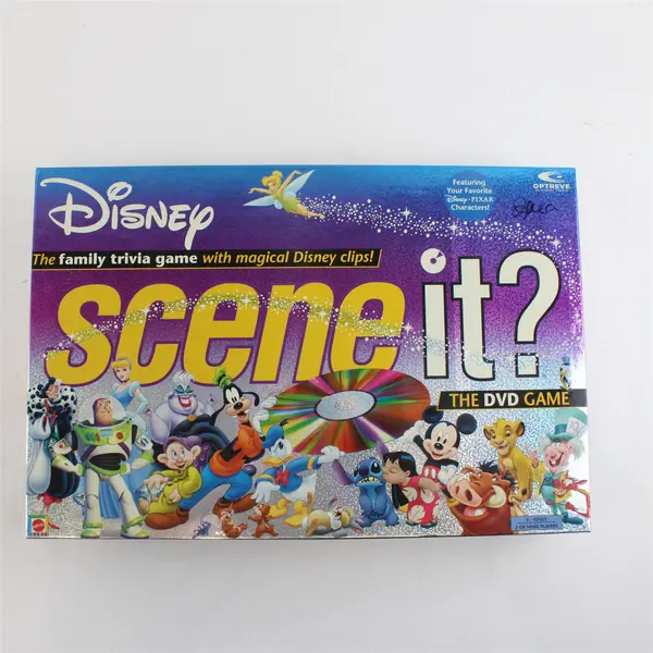 Screenlife Disney Scene It? 2004 DVD Board Game
