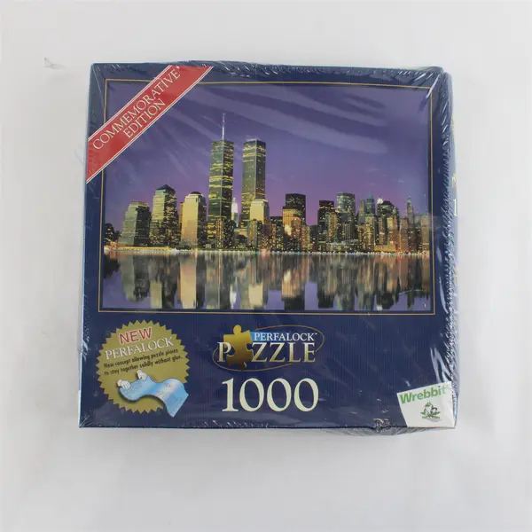 2001 Wrebbit New York Skyline 1000 Piece Perfalock Puzzle Commemorative Edition