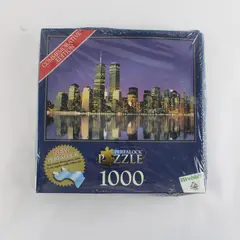 2001 Wrebbit New York Skyline 1000 Piece Perfalock Puzzle Commemorative Edition