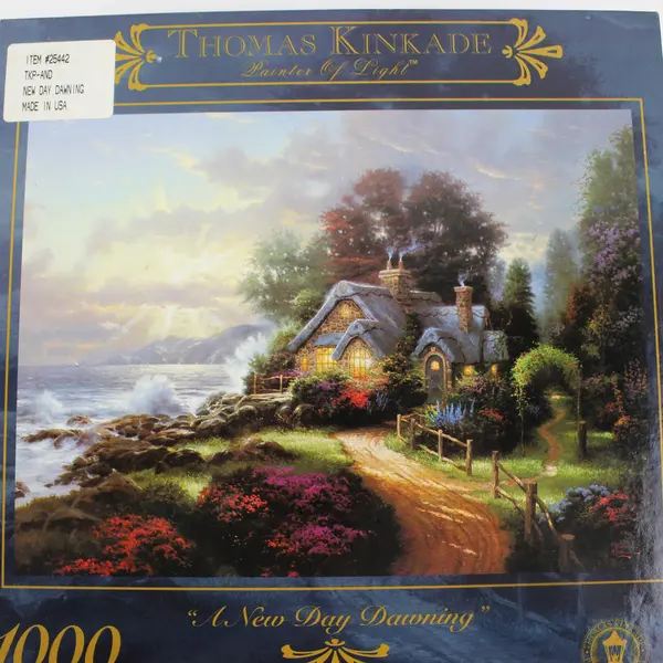 Ceaco Thomas Kinkade A New Day Dawning 1000 Piece Jigsaw Puzzle Sealed