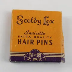 Scoldy Lox Invisible Extra Quality Hair Pins Black 1 1/4 in