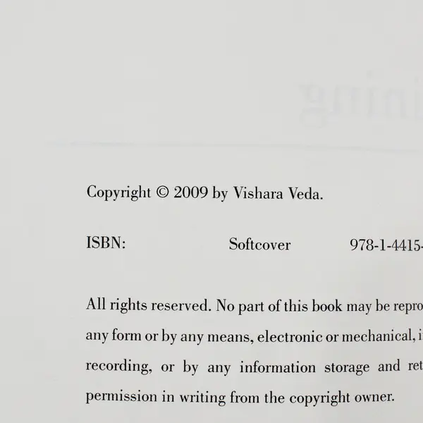 The Joining by Vishara Veda From the Silence Beyond Time 2009 PB Signed 