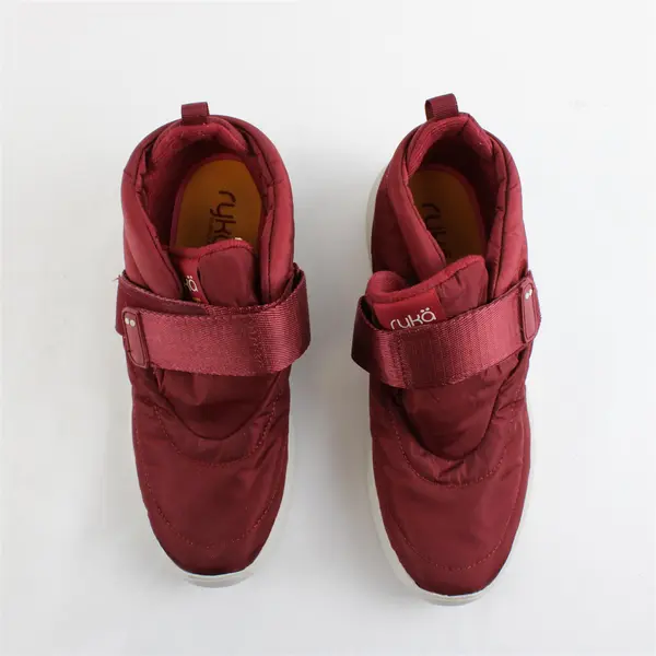 Ryka Red Ascend Puff Fleece Lined Water Repellent Fashion Sneakers Womens Sz 9M