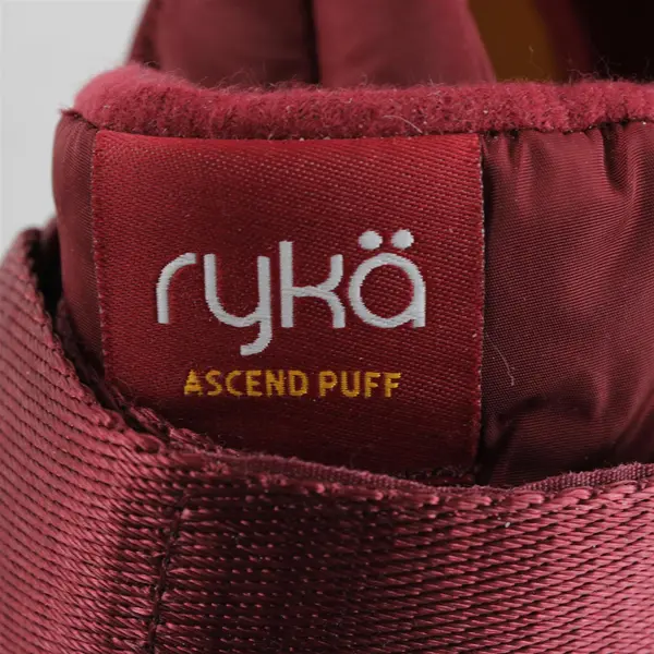 Ryka Red Ascend Puff Fleece Lined Water Repellent Fashion Sneakers Womens Sz 9M