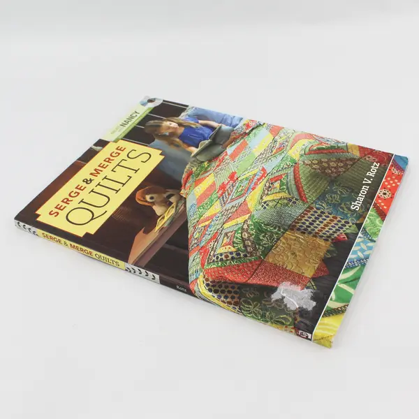 Serge & Merge Quilts Sharon V Rotz with Nancy Zieman DVD Included 2009 PB