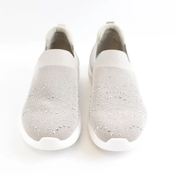 Clarks Taupe Nova Gem Sneakers Cloudsteppers Slip On Shoes Women Size 9 M