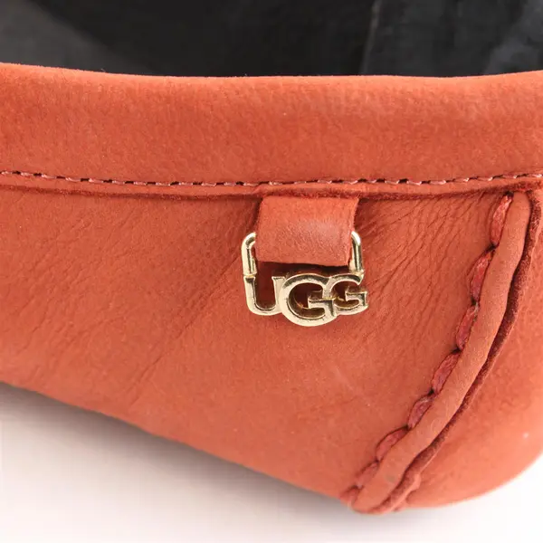 UGG Terracotta Orange Suede Callen Loafers Slip On Shoes Womens Size 8.5