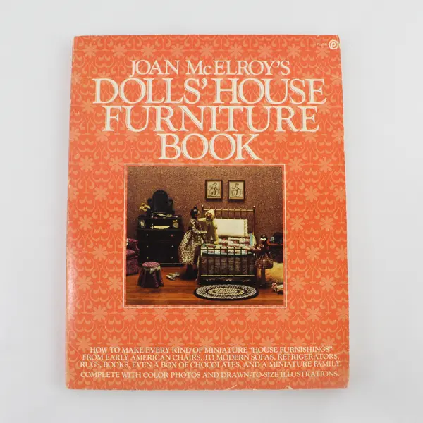 Joan McElroy's Dolls' House Furniture Book 1978 Paperback 