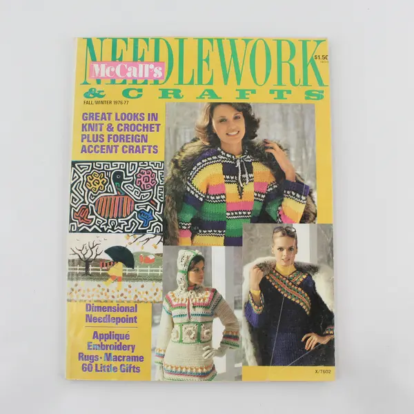 Vintage McCall's Needlework & Crafts Magazine Fall-Winter 1976-77 