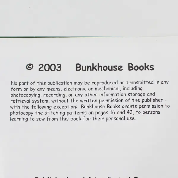 Buckles & Bobbins A Beginning Sewing Book For Boys JoAnn & Corrie Gagnon 2003 SB