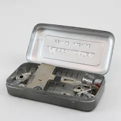 Singer Sewing Machine Accessories Lot Buttonholer Presser Foot Tin Case