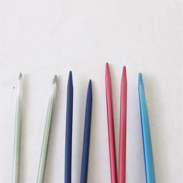 Lot of 4 Sets Knitting Needles Sizes 3 + Crochet Hook 600mm - Used