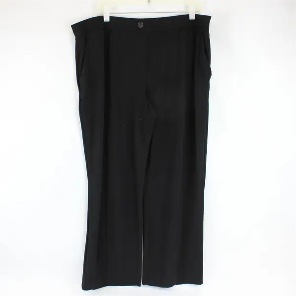 Susan Graver Women's Black Plus Pants Size XLP