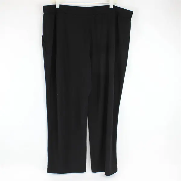 Susan Graver Women's Black Plus Pants Size XLP