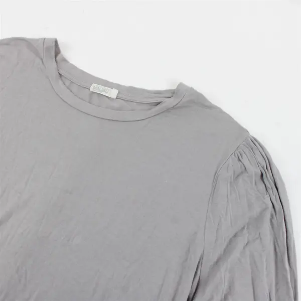 Barefoot Dreams Malibu Collection Taupe Gray Long-Sleeved Shirt Women's 3X
