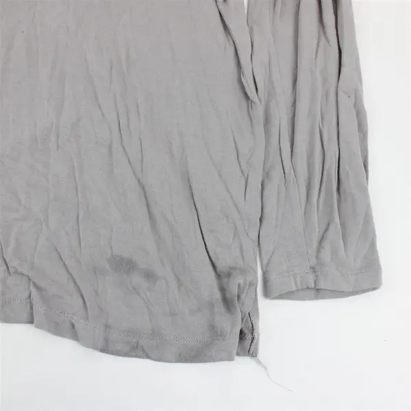 Barefoot Dreams Malibu Collection Taupe Gray Long-Sleeved Shirt Women's 3X
