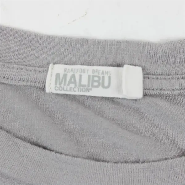 Barefoot Dreams Malibu Collection Taupe Gray Long-Sleeved Shirt Women's 3X