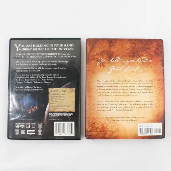 The Secret by Rhonda Byrne 2006 Hardcover Book DJ With The Secret 2006 DVD 
