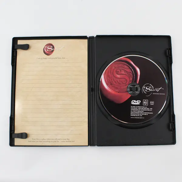 The Secret by Rhonda Byrne 2006 Hardcover Book DJ With The Secret 2006 DVD 