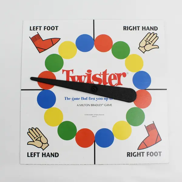 90s Vintage Hasbro & Milton Bradley Twister Board Game