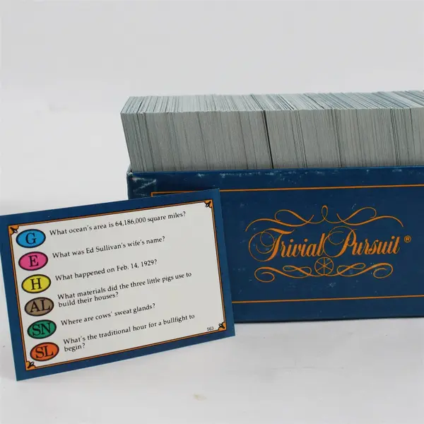 Trivial Pursuit Genus Edition Vintage 1981 Board Game Card Set