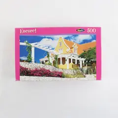 2000s Vintage RoseArt Encore Sealed Willemstad Country House 500 Piece Puzzle