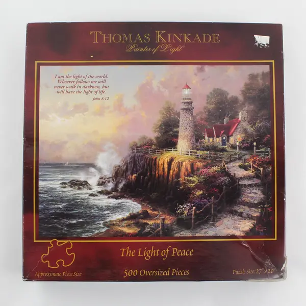 Thomas Kinkade Painter of Light: The Light of Peace 500 Piece Ceaco Puzzle