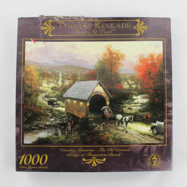 Ceaco Thomas Kinkade Country Memories 1000 Piece Jigsaw Puzzle Sealed