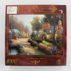 Ceaco Thomas Kinkade Cobblestone Lane 1000 Piece Jigsaw Puzzle