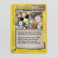 Pokémon Fan Club Aquapolis 130/147 Uncommon Regular 2002 English Trainer Card