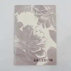 Vintage 1987 40 Ways to Tie A Scarf From Nordstrom Inc Paperback Booklet