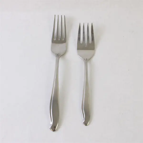 Lot of 2 Rebacraft Sabrina Flatware Pieces Stainless Steel Forks Dinner & Salad