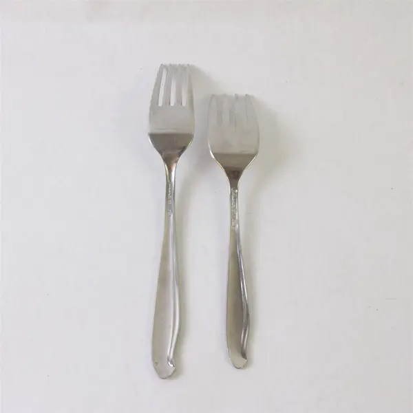 Lot of 2 Rebacraft Sabrina Flatware Pieces Stainless Steel Forks Dinner & Salad