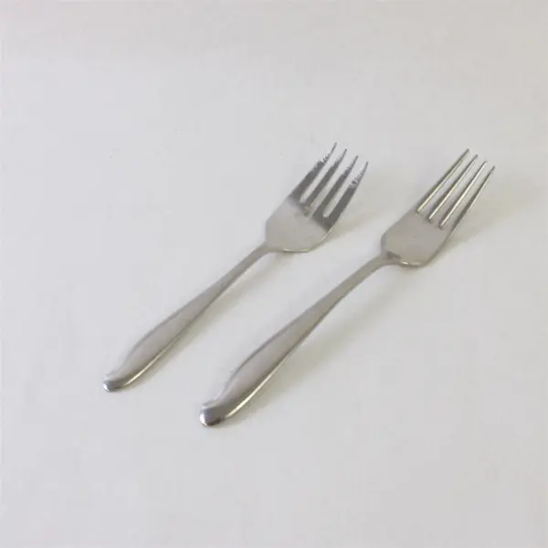 Lot of 2 Rebacraft Sabrina Flatware Pieces Stainless Steel Forks Dinner & Salad