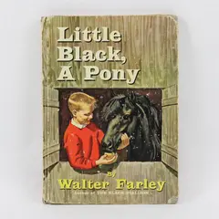 Vintage 1961 Little Black A Pony Walter Farley Hardcover 1st Edition Acceptable