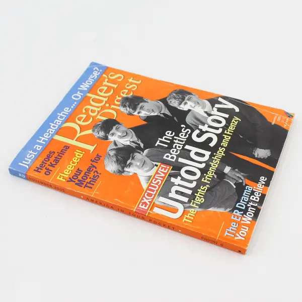 Reader's Digest Magazine November 2005 Features The Beatles' Untold Story 
