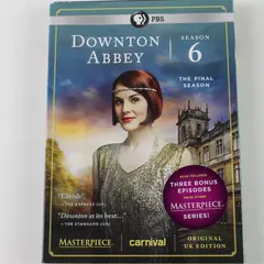 Masterpiece Downton Abbey Season 6 3-Disc DVD Set 2016, New & Sealed