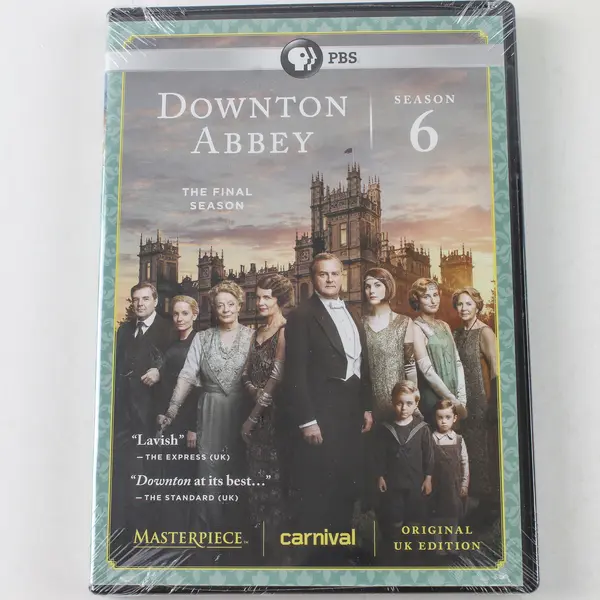 Masterpiece Downton Abbey Season 6 3-Disc DVD Set 2016, New & Sealed