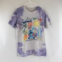 Disney Stitch Graphic T-Shirt Women’s Small Purple Tie Dye Short Sleeve
