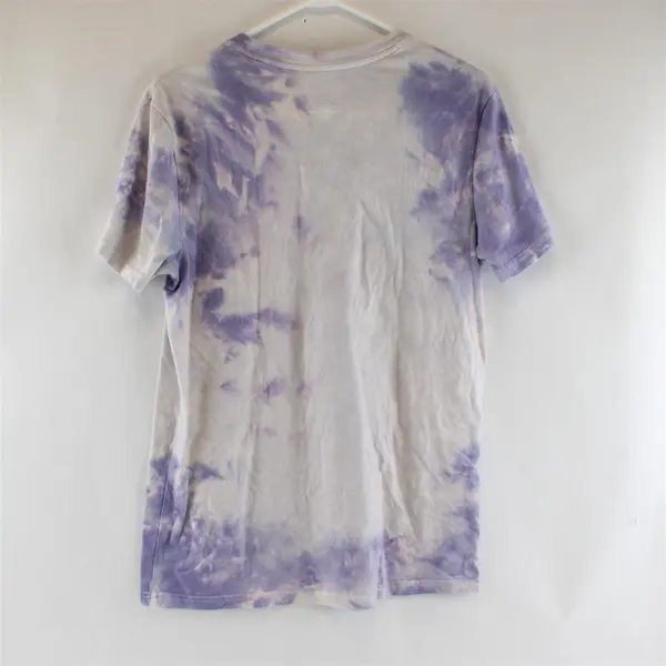 Disney Stitch Graphic T-Shirt Women’s Small Purple Tie Dye Short Sleeve