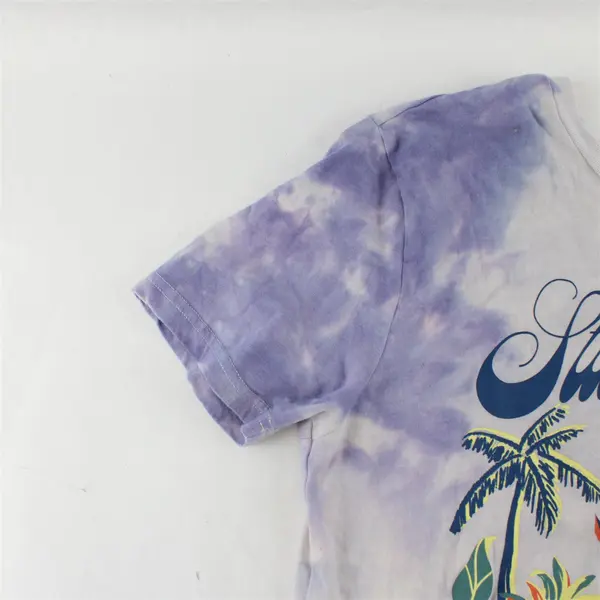 Disney Stitch Graphic T-Shirt Women’s Small Purple Tie Dye Short Sleeve