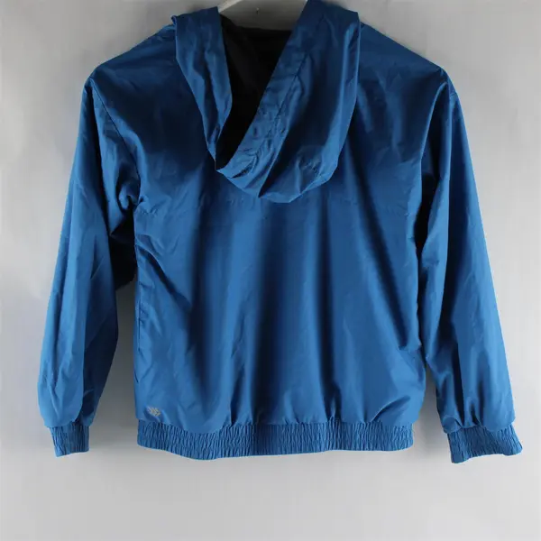 Boys All In Motion Blue Spring Windbreaker Zip Up Jacket With Pockets Size M 8 