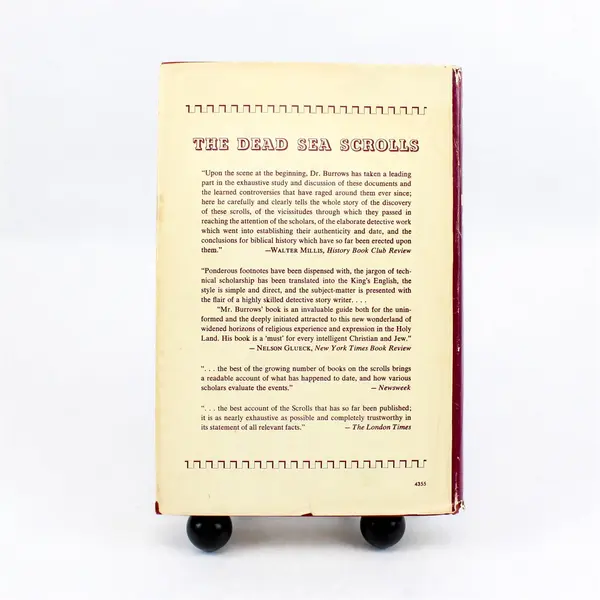 The Dead Sea Scrolls Millar Burrows 1961 Viking Press Hardcover DJ