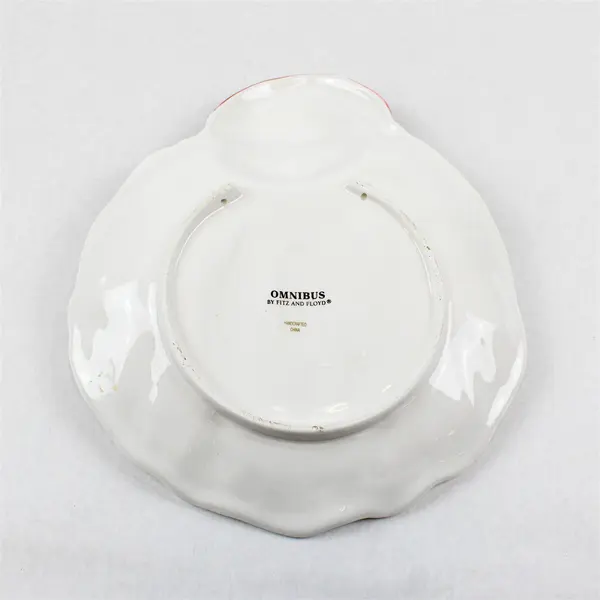Fitz and Floyd Omnibus Santa Claus Cookie Serving Plate 10"