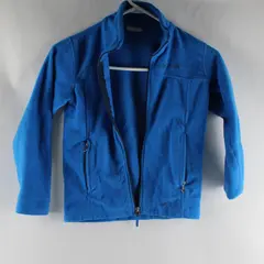 Columbia Boys Blue Full-Zip Fleece Jacket w/ Pockets, Outdoor, Size S