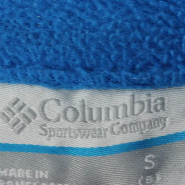 Columbia Boys Blue Full-Zip Fleece Jacket w/ Pockets, Outdoor, Size S