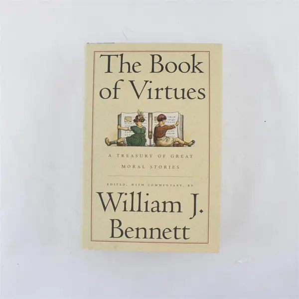 The Book of Virtues William J. Bennett Hardcover 1993 Good Condition