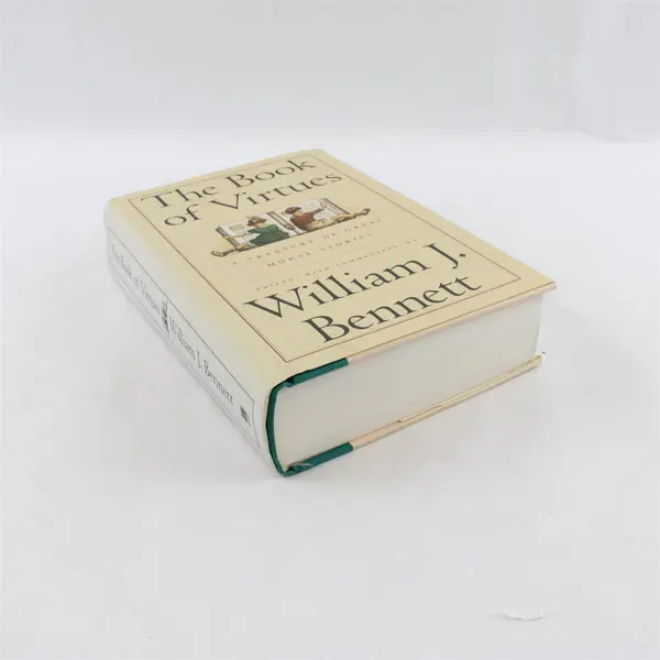 The Book of Virtues William J. Bennett Hardcover 1993 Good Condition